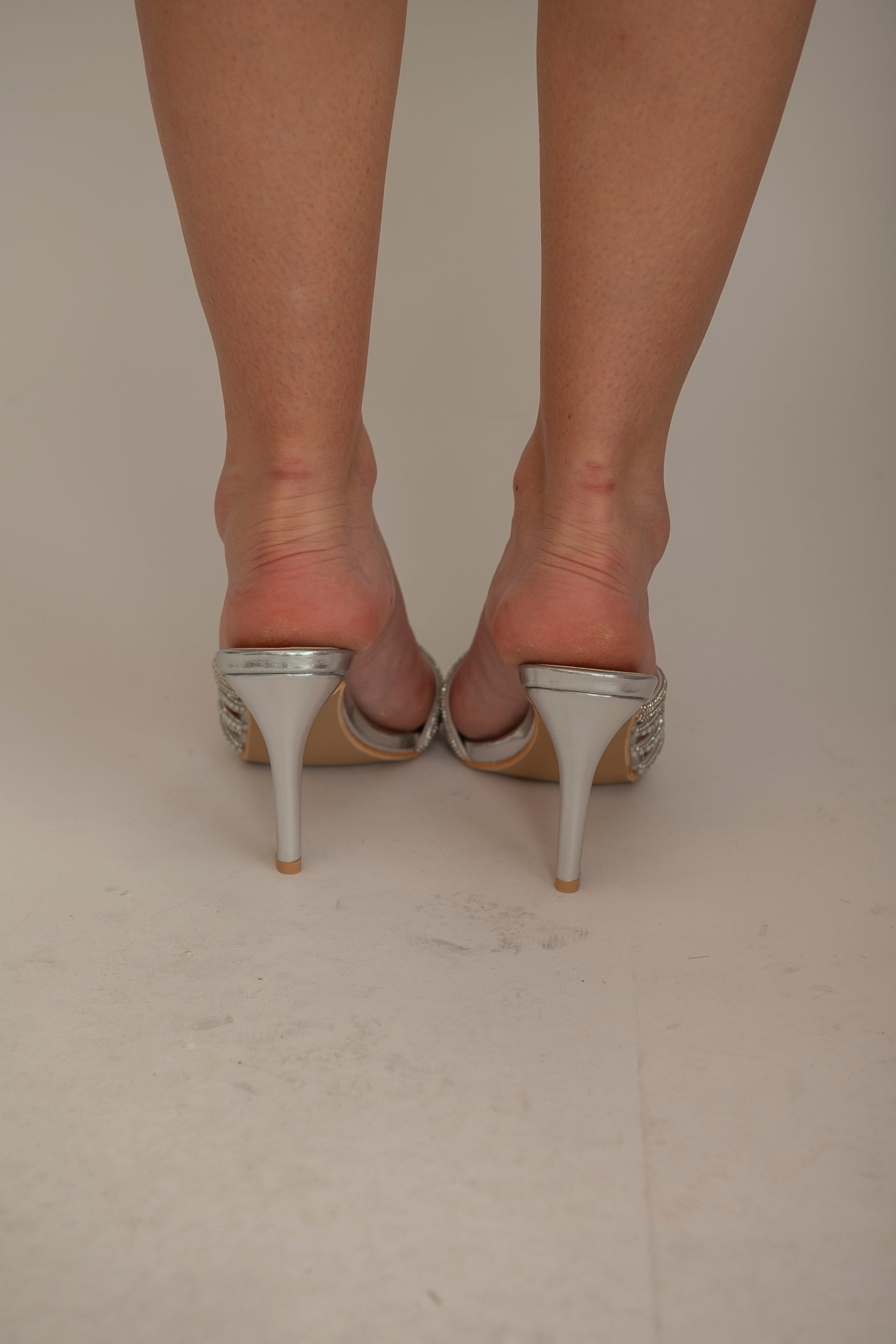 Sandali fascia strass